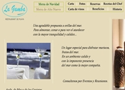 diseño web para restaurante de playa